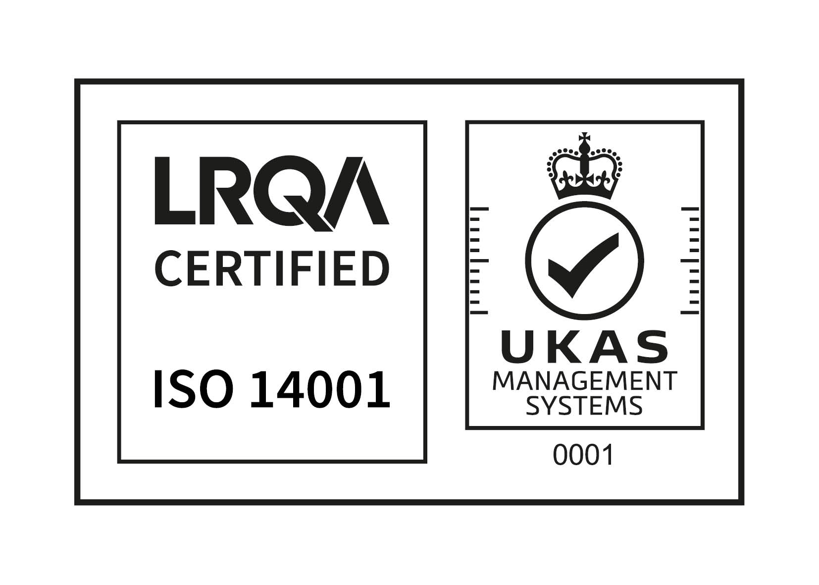 UKAS AND ISO 14001 RGB